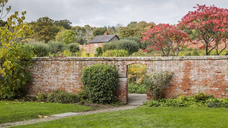 The walled garden at Croft Castle, Herefordshire